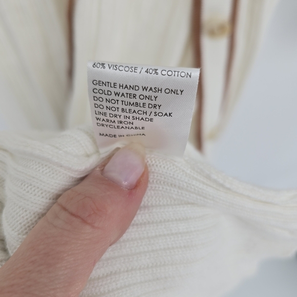 Sancia Amalie Knit Midi Dress in Sandstone balloom sleeves revolve large - Picture 6 of 7